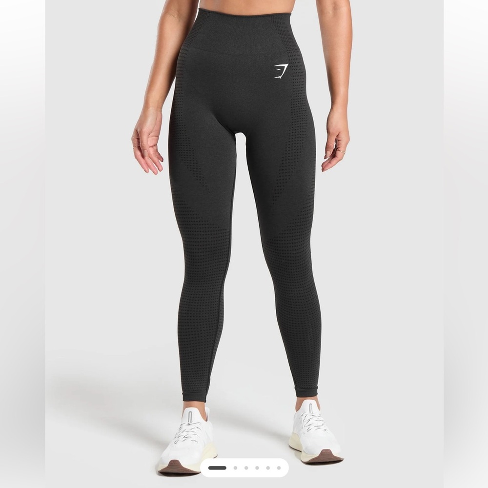 Gymshark Vital Leggings Black Marl Regular